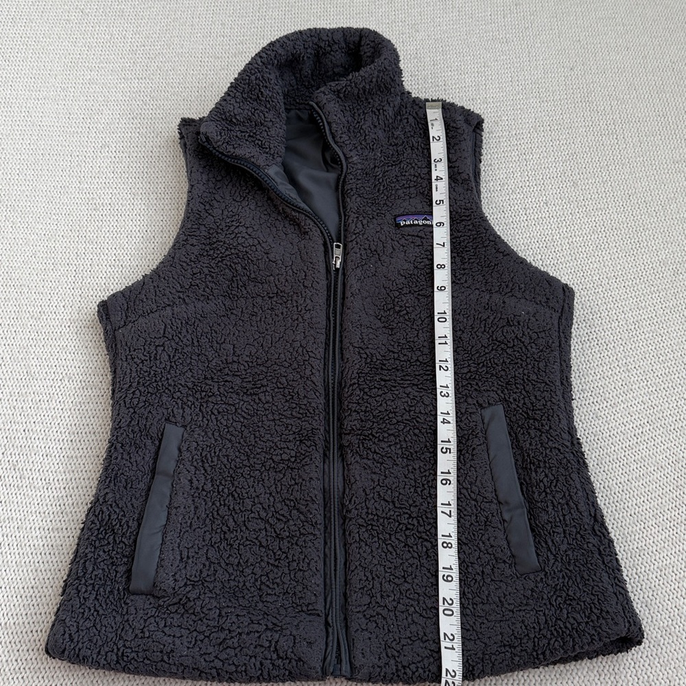 Patagonia Fleece Full Zip Vest Gray Size XS - Picture 5 of 8